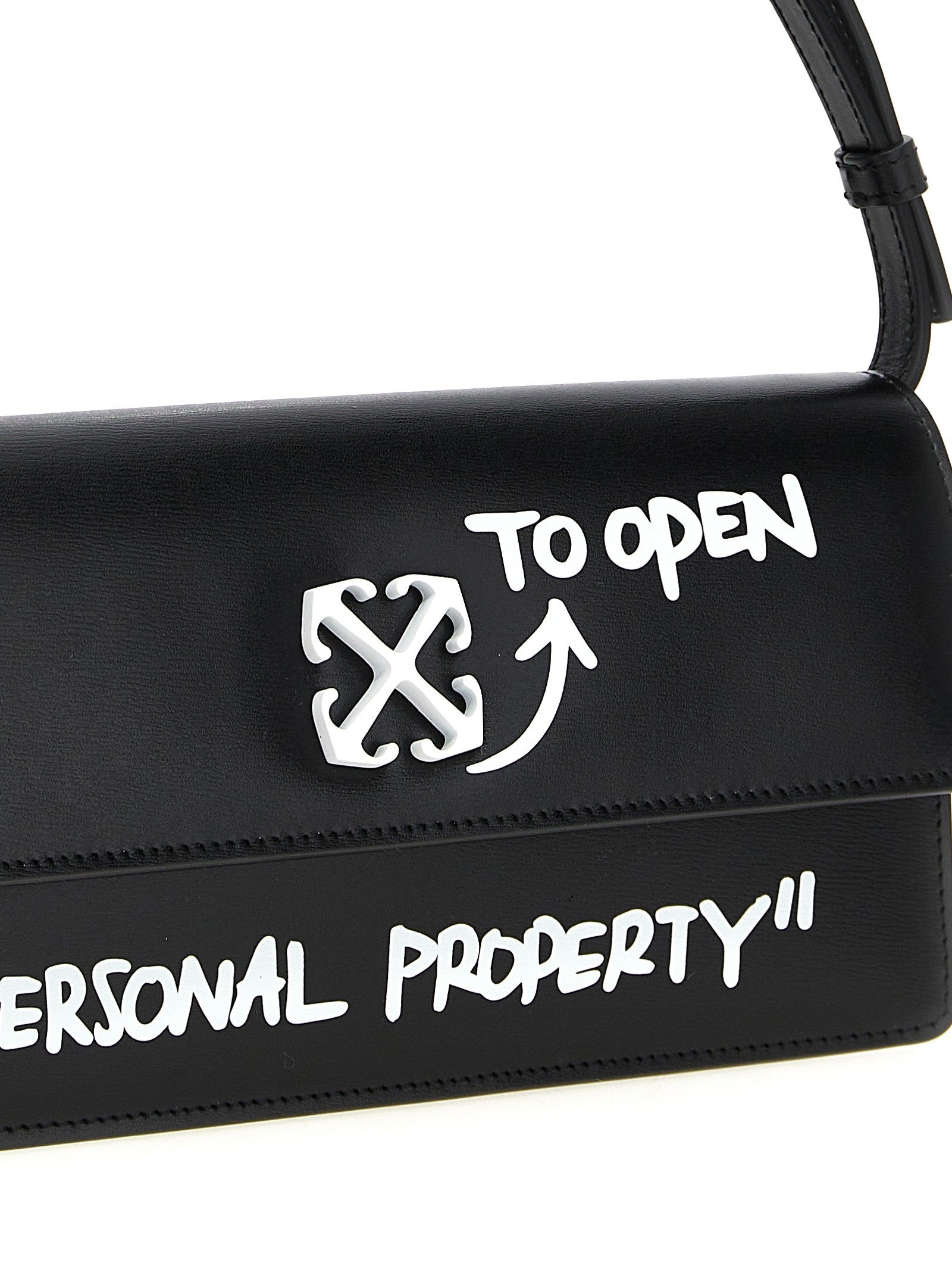 Off-White Jitney Shoulder Bag White