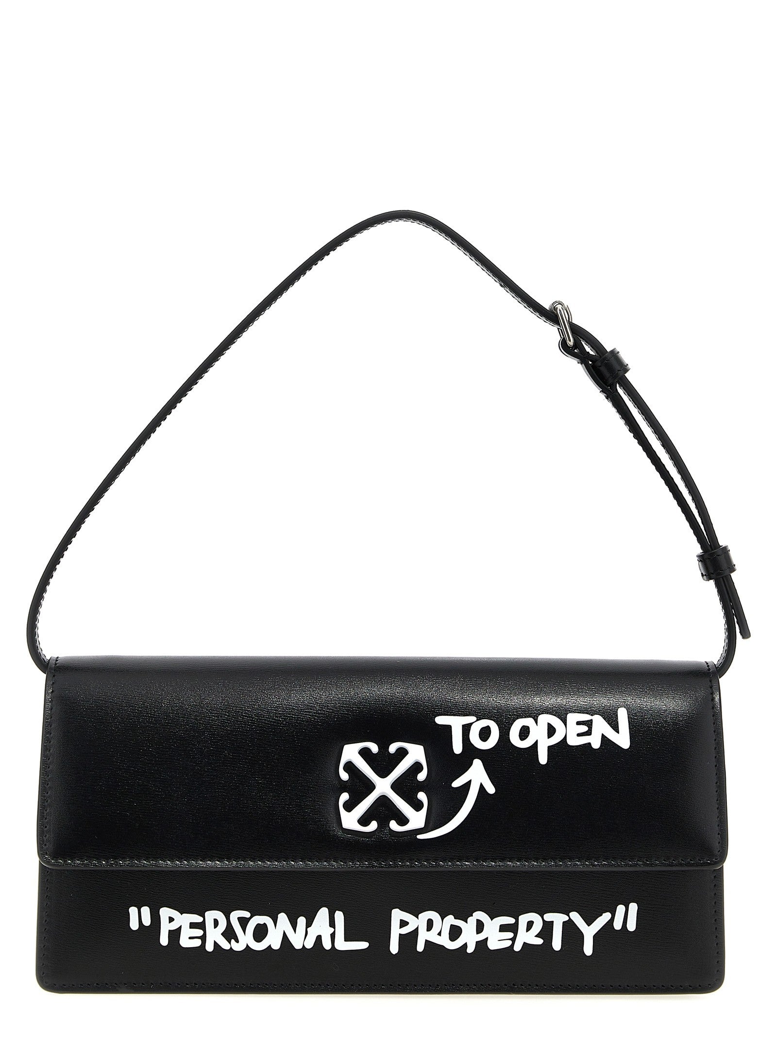 Off-White Jitney Shoulder Bag White