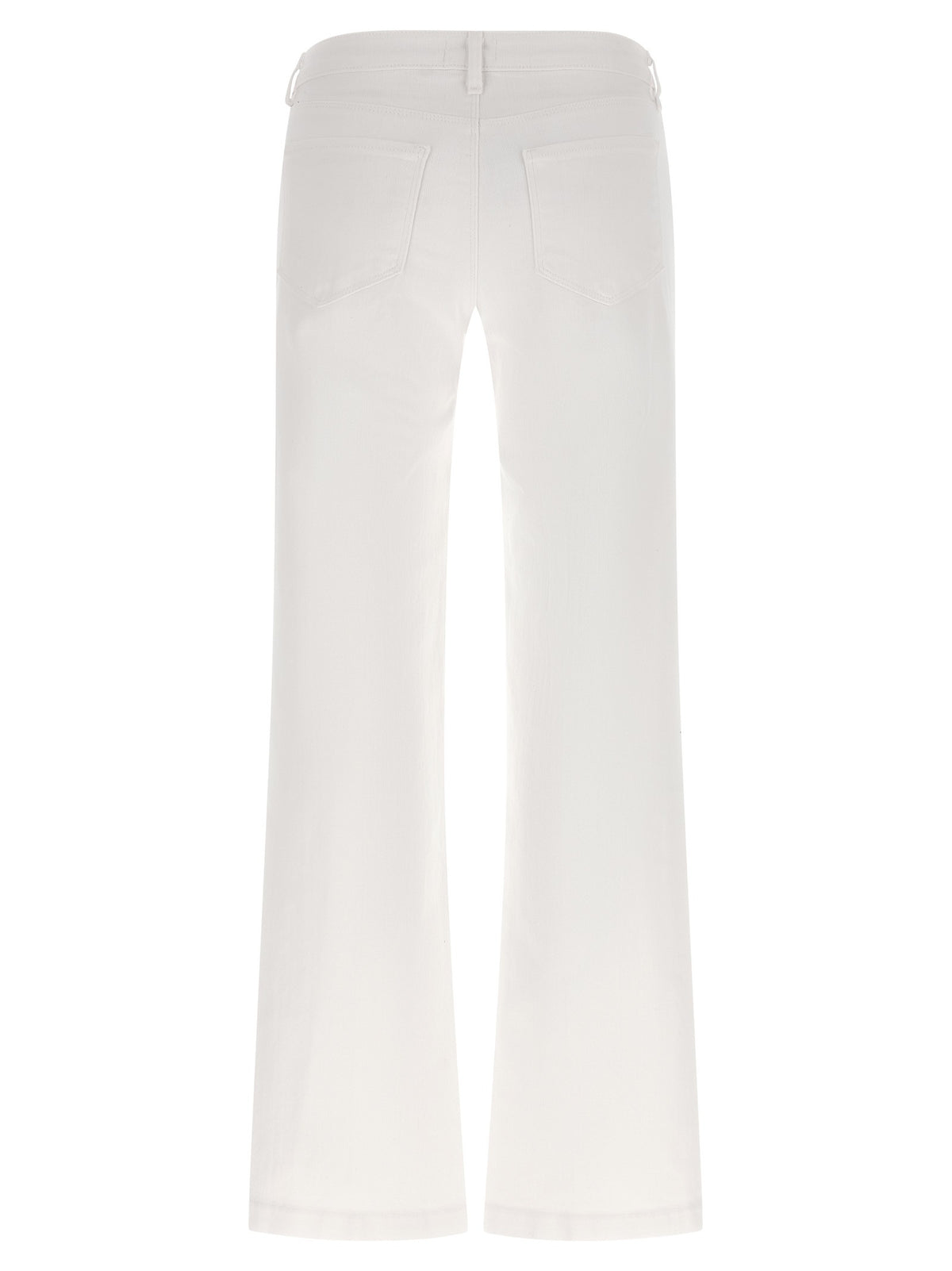 L'AGENCE Joanne Jeans White, view 2