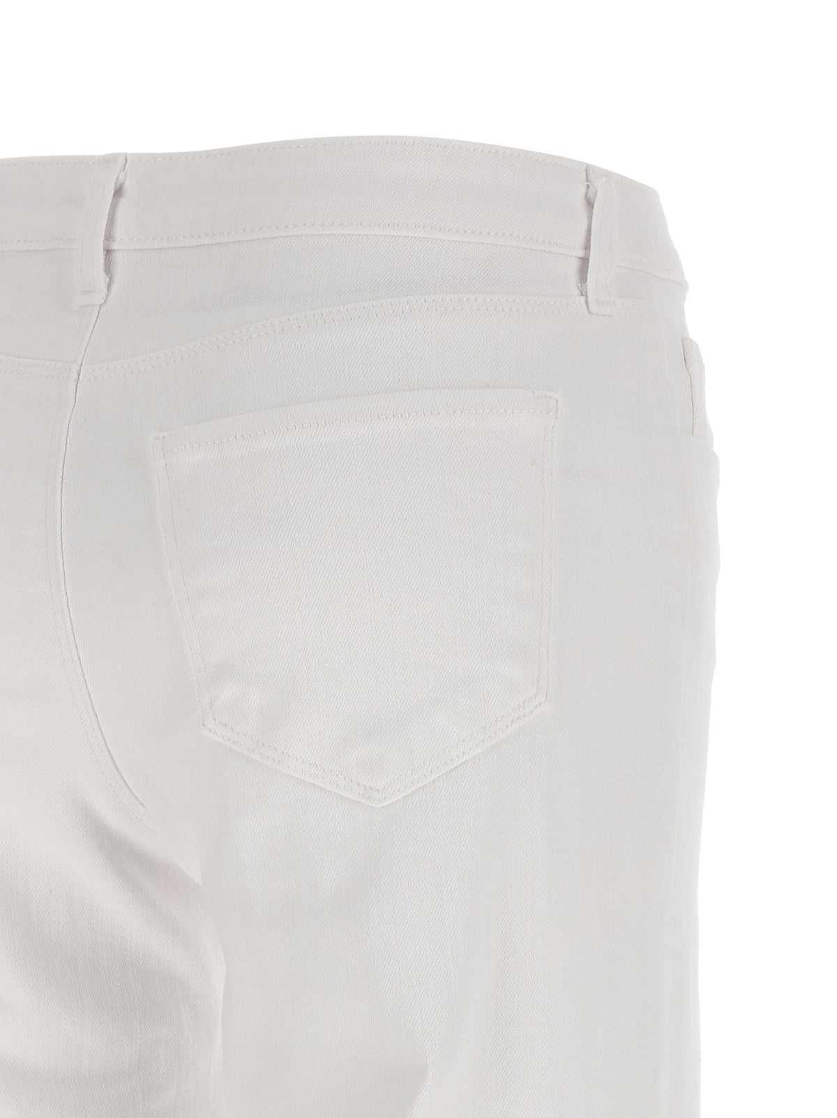 L'AGENCE Joanne Jeans White