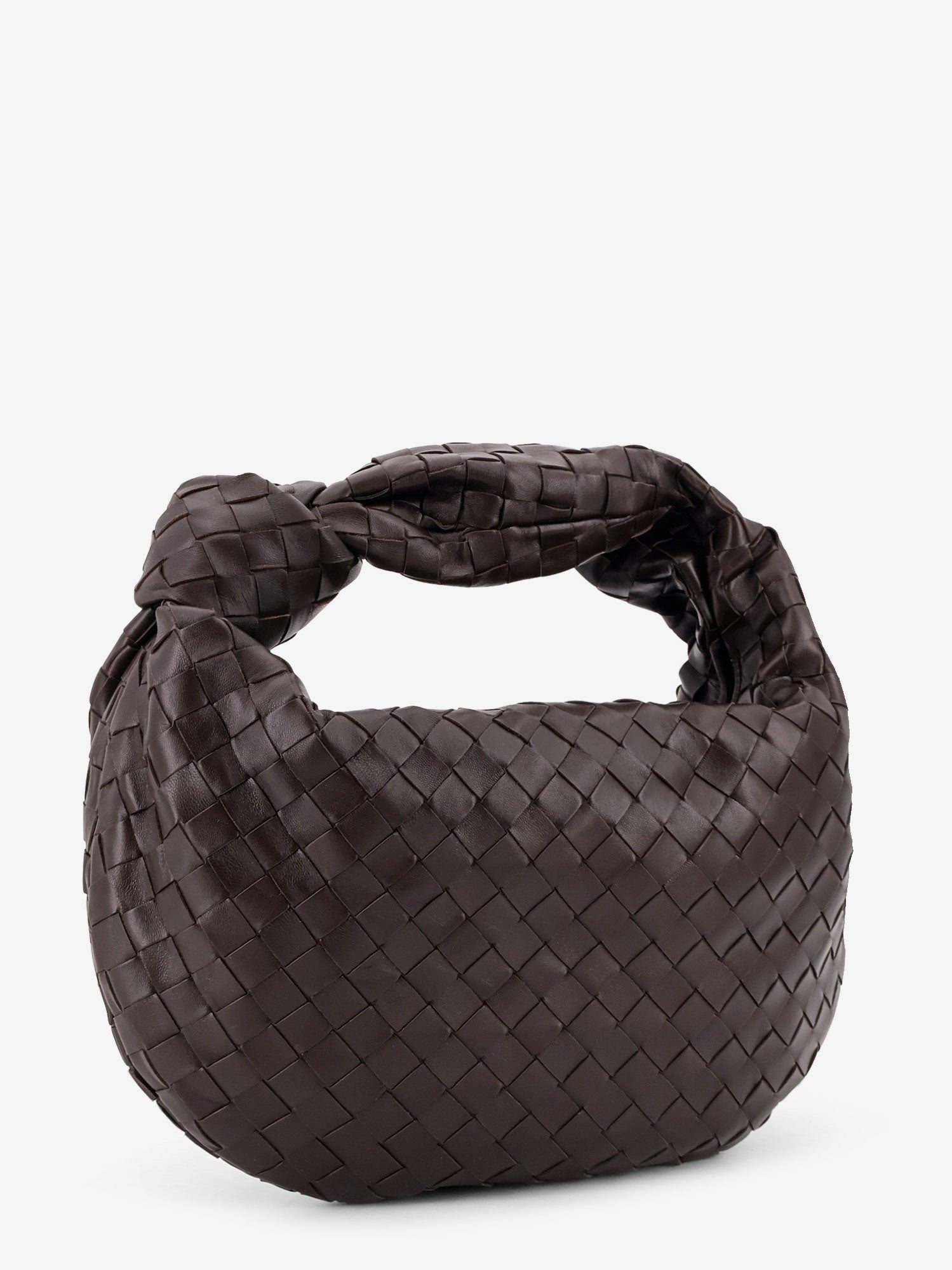 Bottega Veneta Women's Jodie Small Leather Handbag Brown