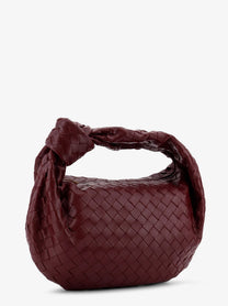 Bottega Veneta Women's Jodie Small Leather Handbag Red