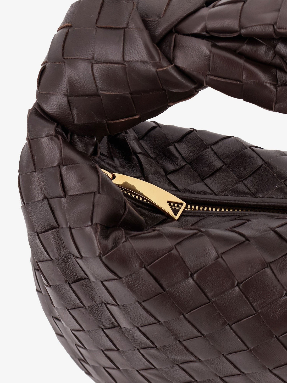 Bottega Veneta Women's Jodie Small Leather Handbag Brown