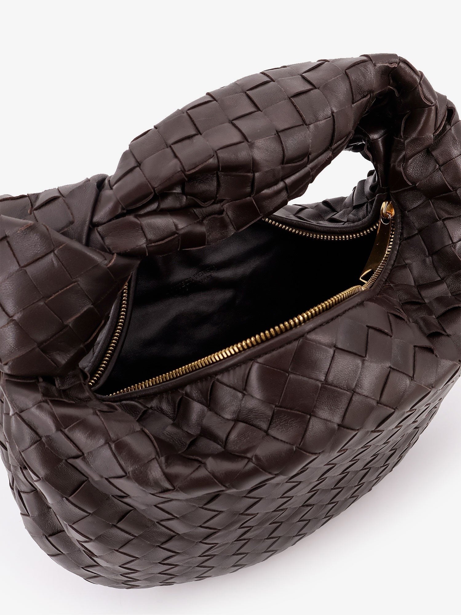 Bottega Veneta Women's Jodie Small Leather Handbag Brown