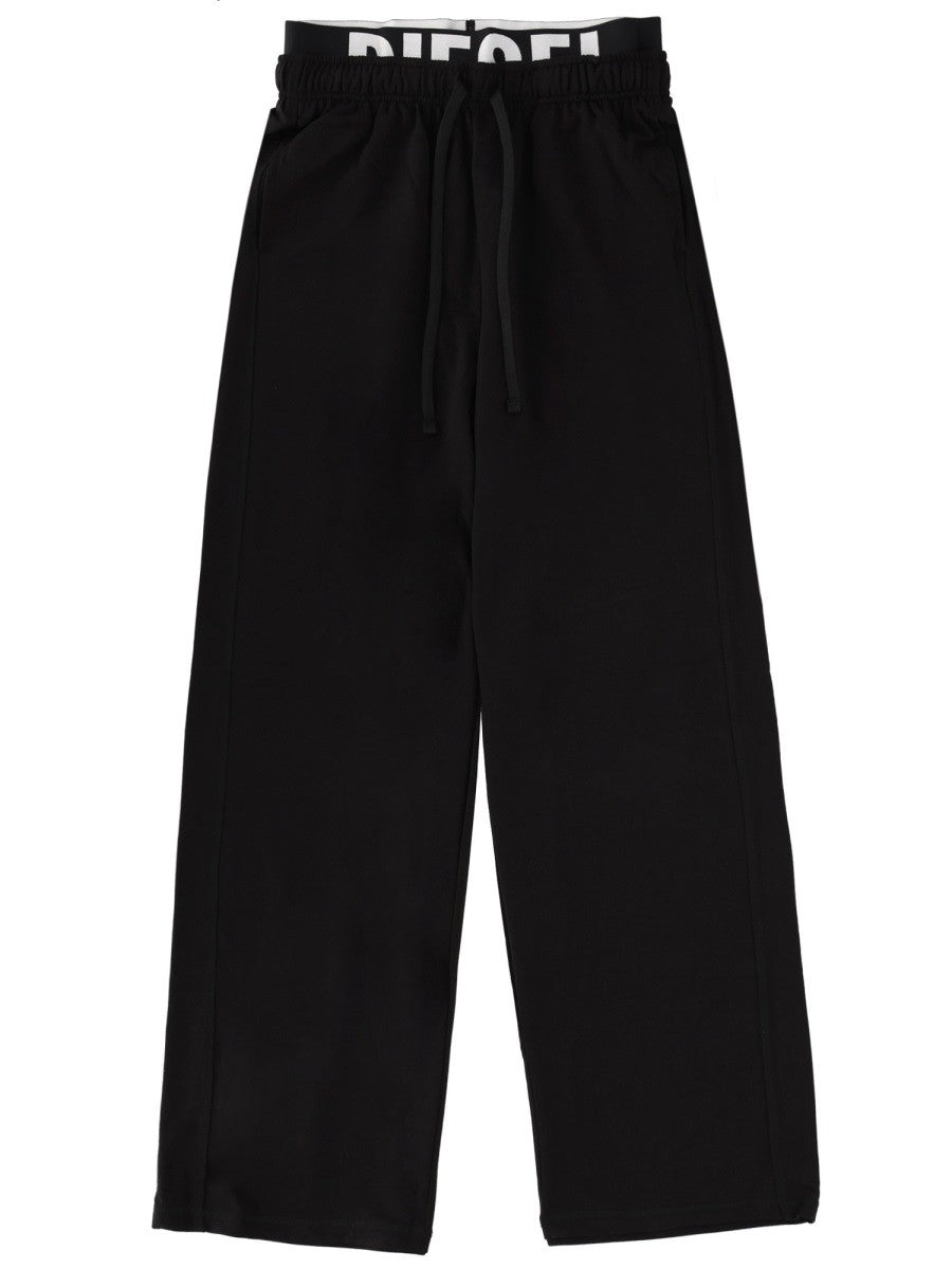 Diesel Women's Jogger Pants Leslie Pop Black