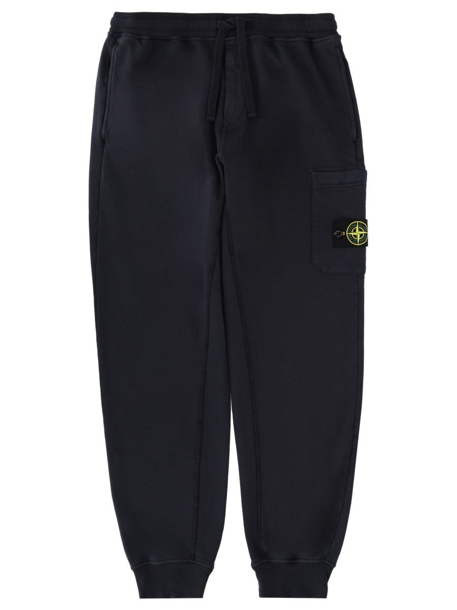 Stone Island Men's Jogger Pants Blue