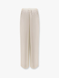 Rohe Women's Jogger Silk Trousers White