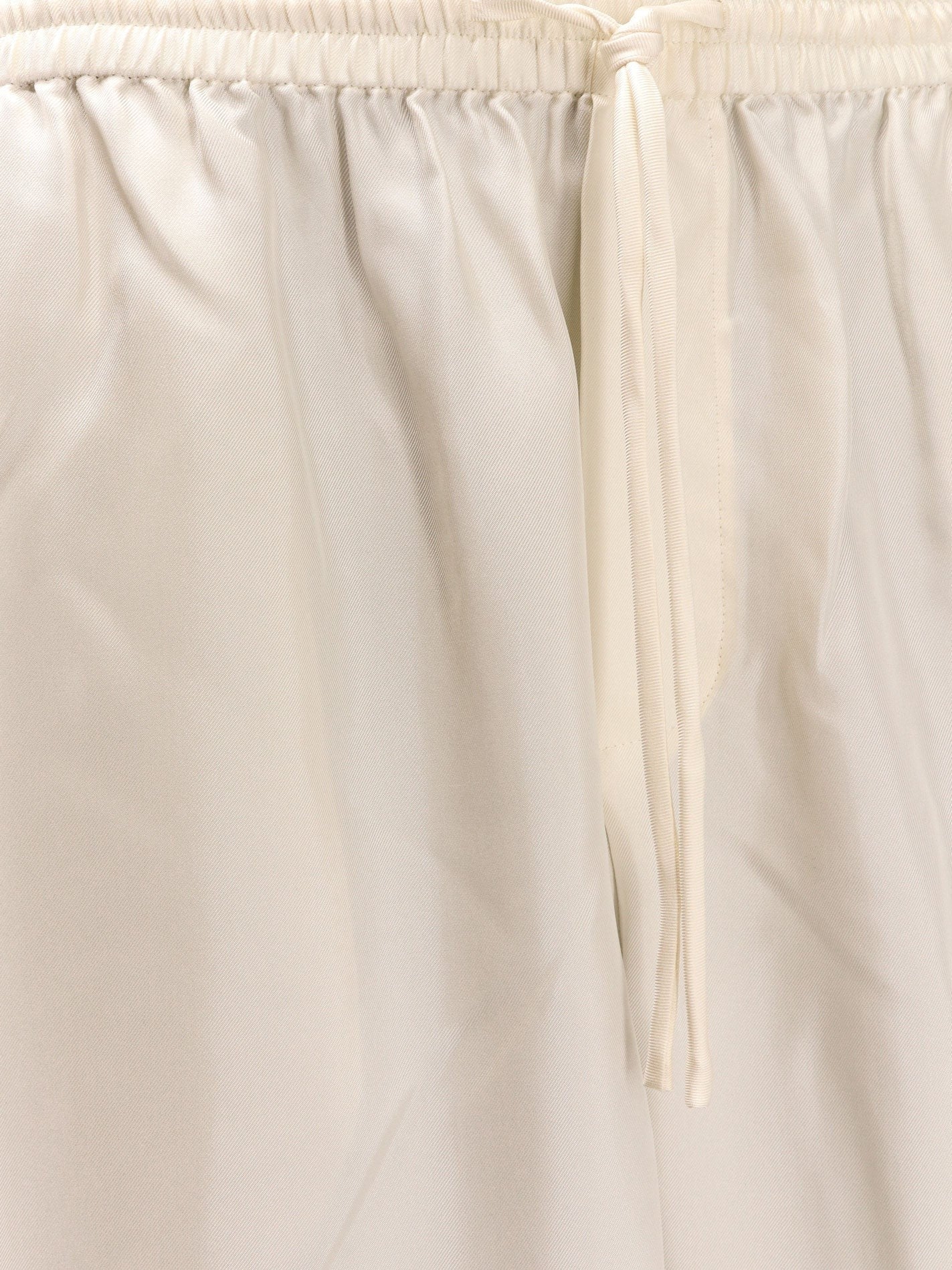 Rohe Women's Jogger Silk Trousers White