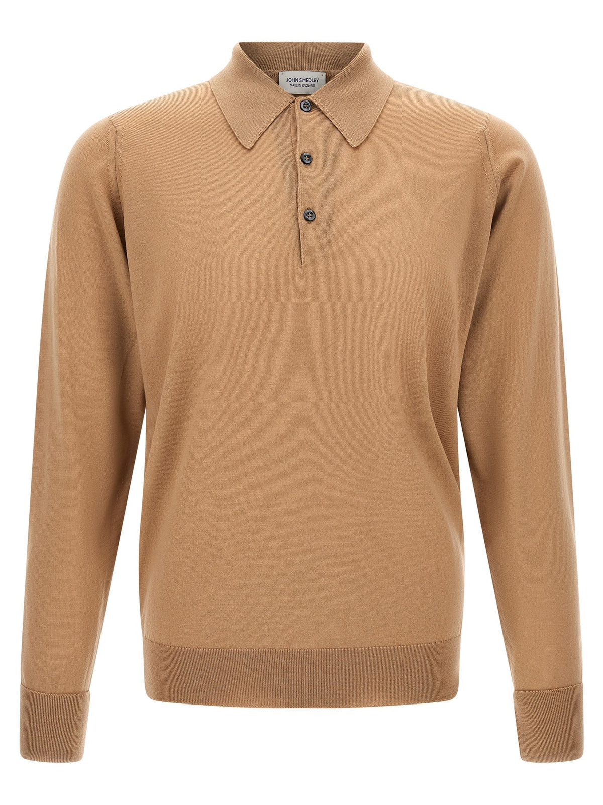 John Smedley Dorset Polo Shirt Beige