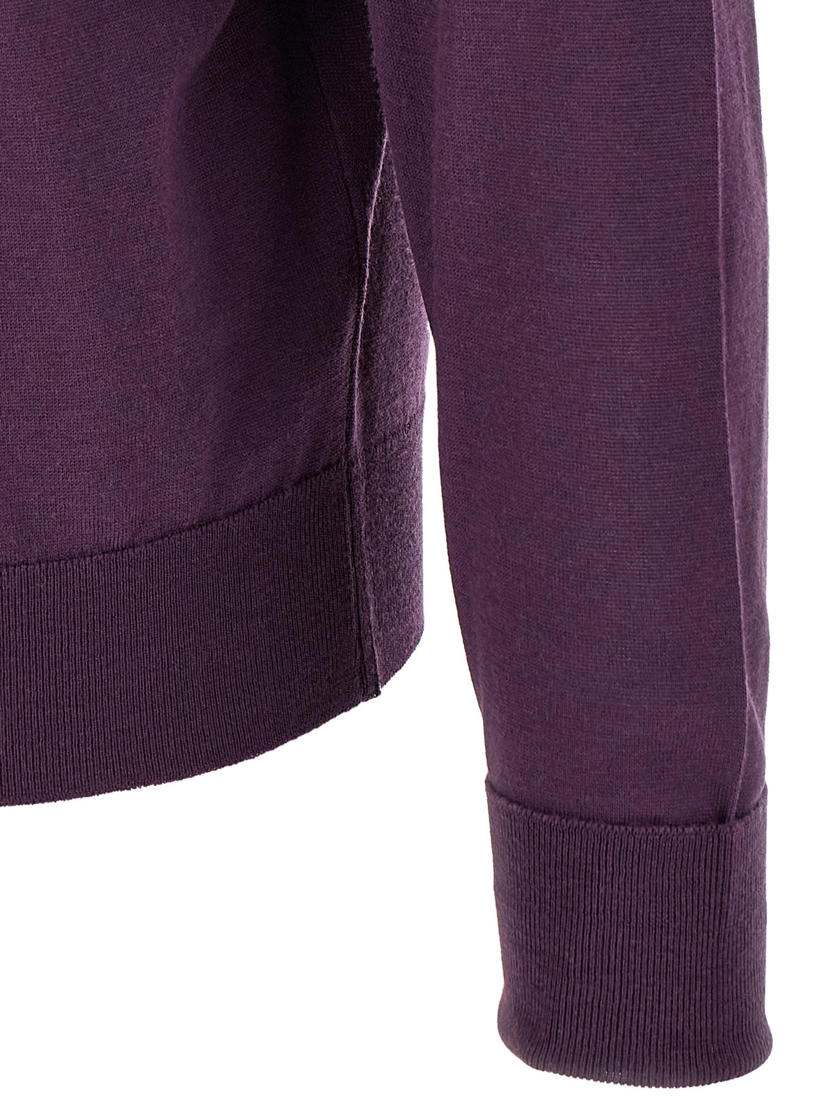John Smedley Dorset Polo Shirt Purple, view 4