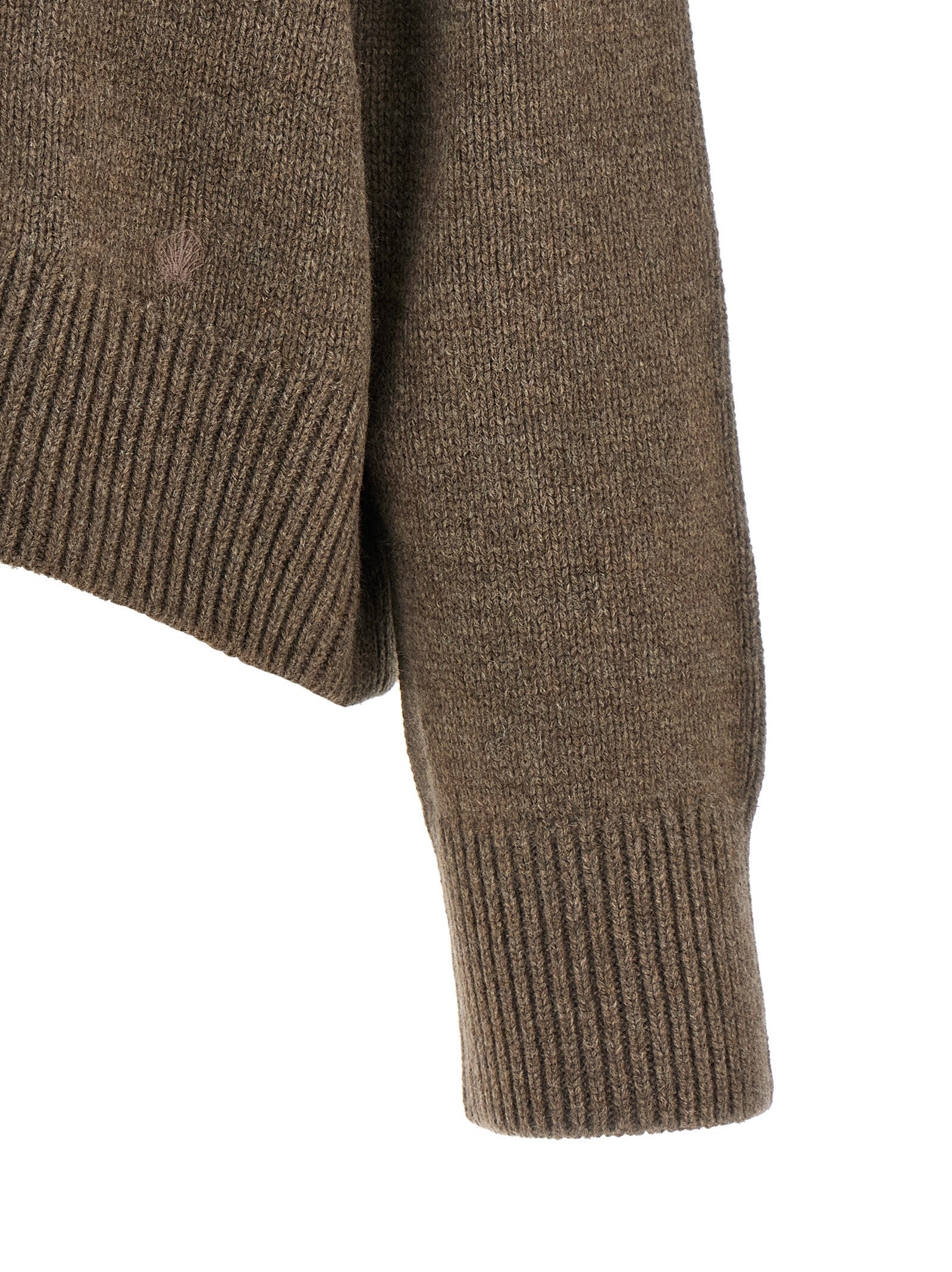 Loulou De Saison Jonah Turtleneck Sweater Brown