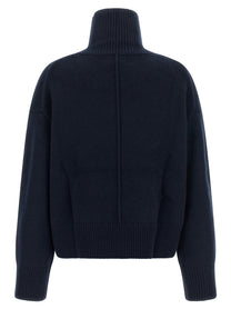 Loulou De Saison Jonah Turtleneck Sweater Blue