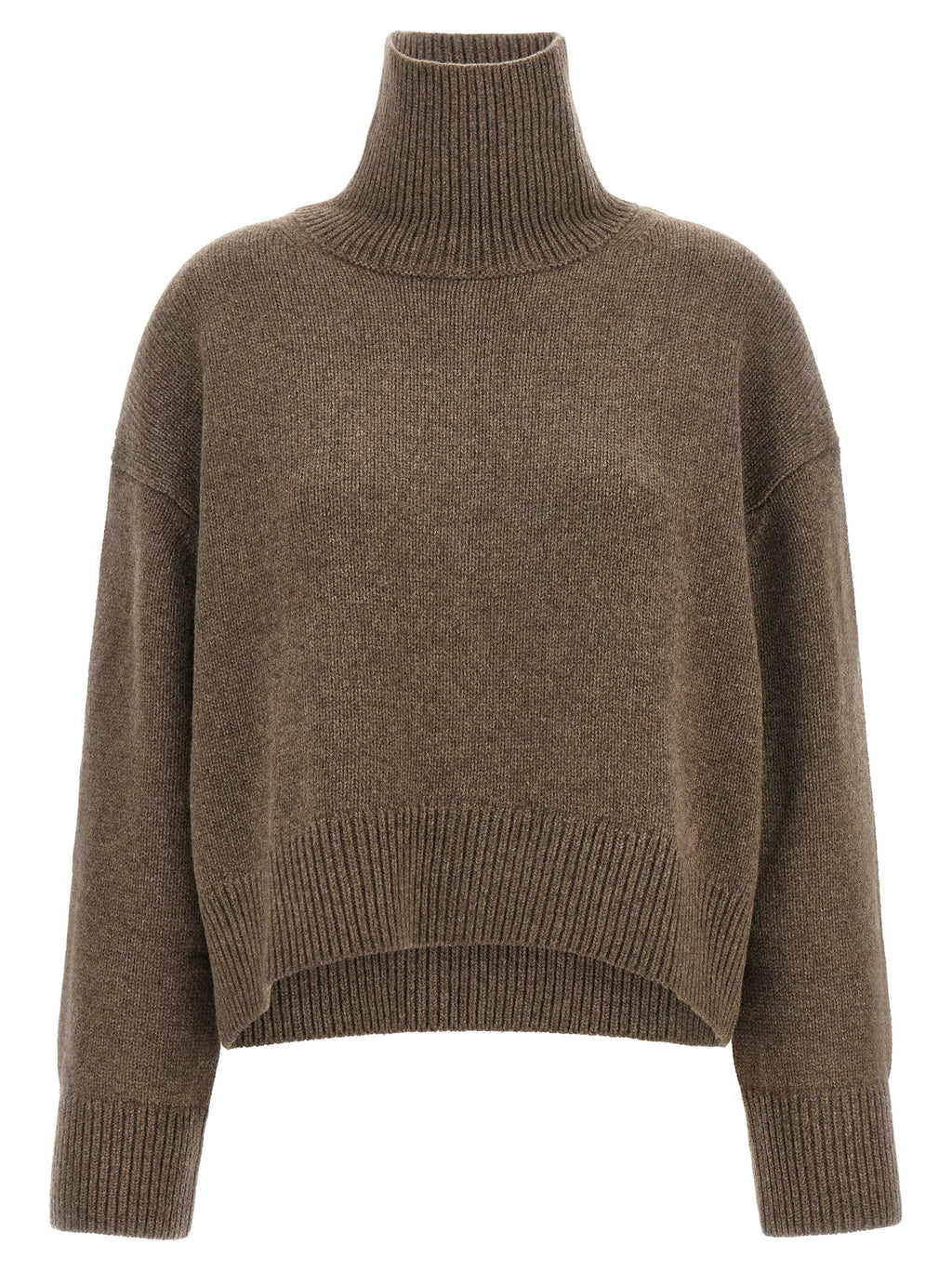 Loulou De Saison Jonah Turtleneck Sweater Brown