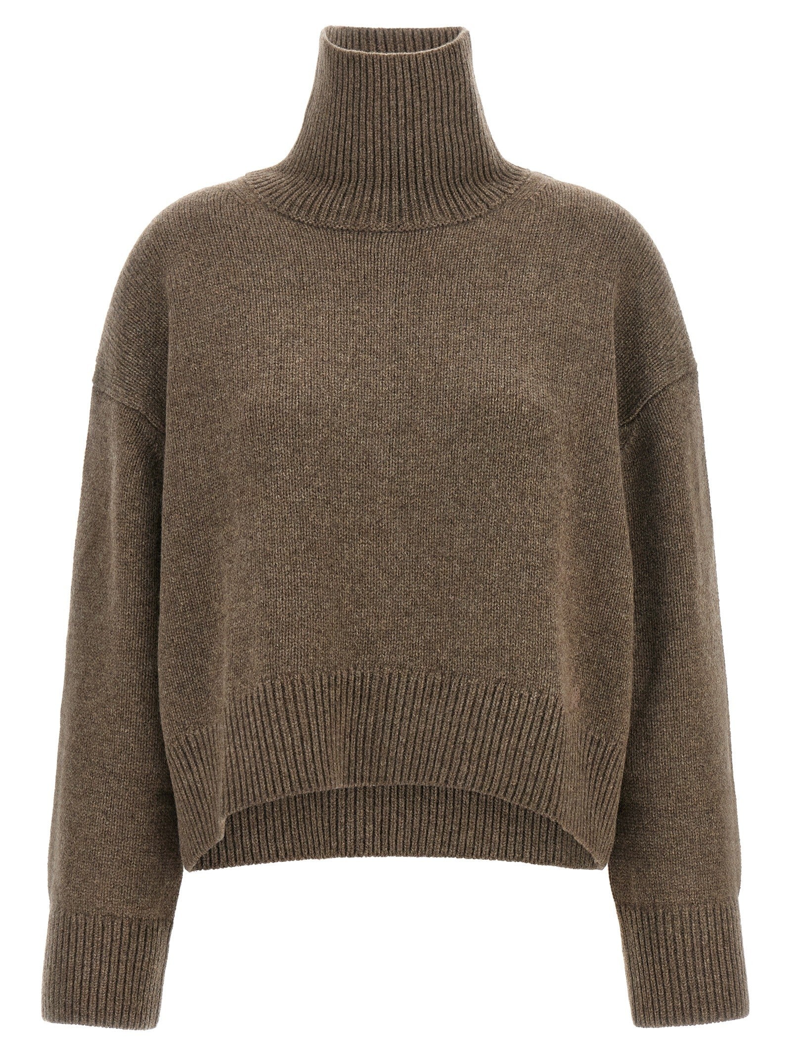 Loulou De Saison Jonah Turtleneck Sweater Brown