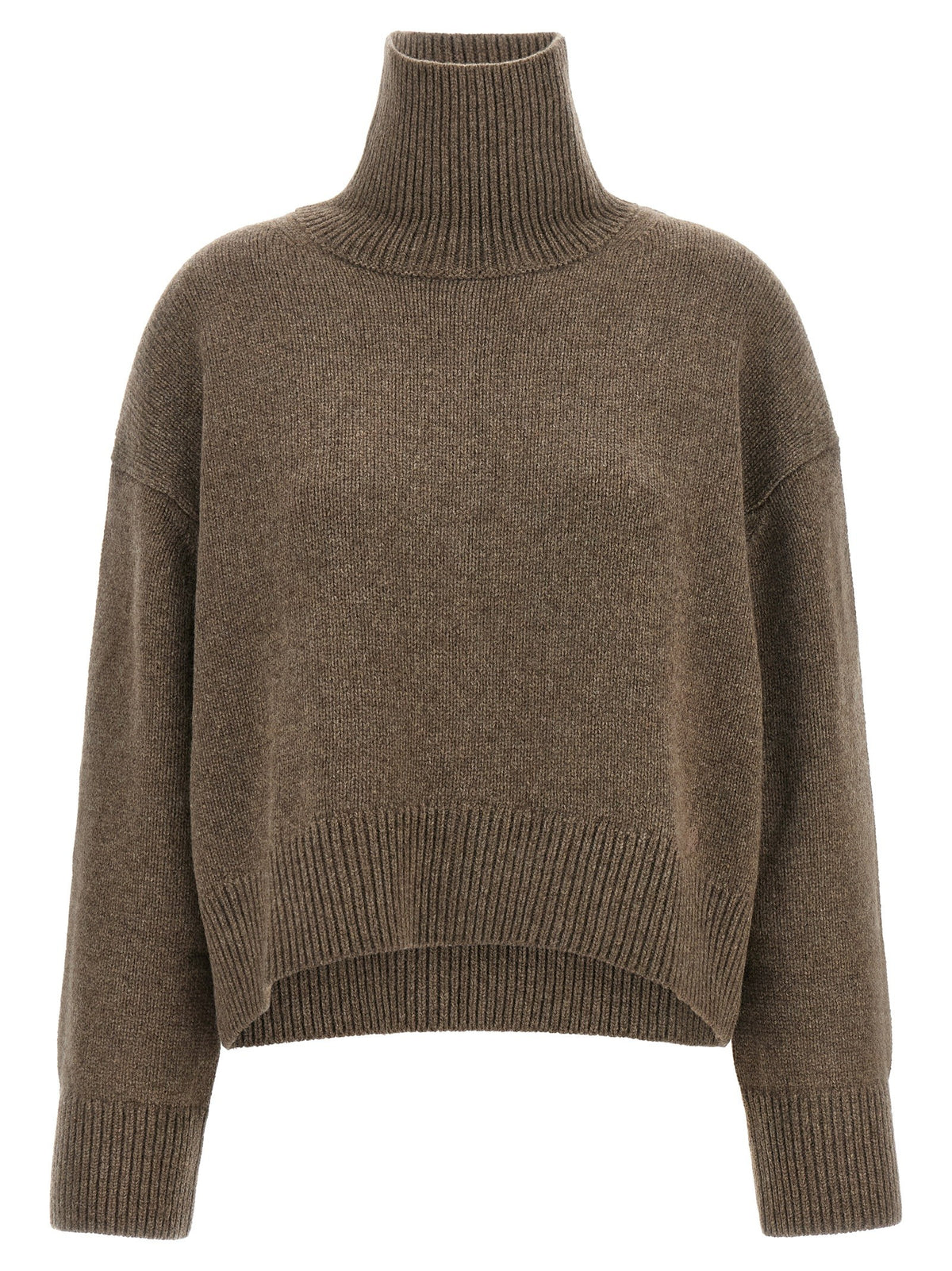 Loulou De Saison Jonah Turtleneck Sweater Brown