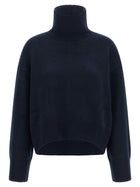 Loulou De Saison Jonah Turtleneck Sweater Blue
