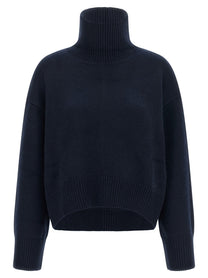 Loulou De Saison Jonah Turtleneck Sweater Blue