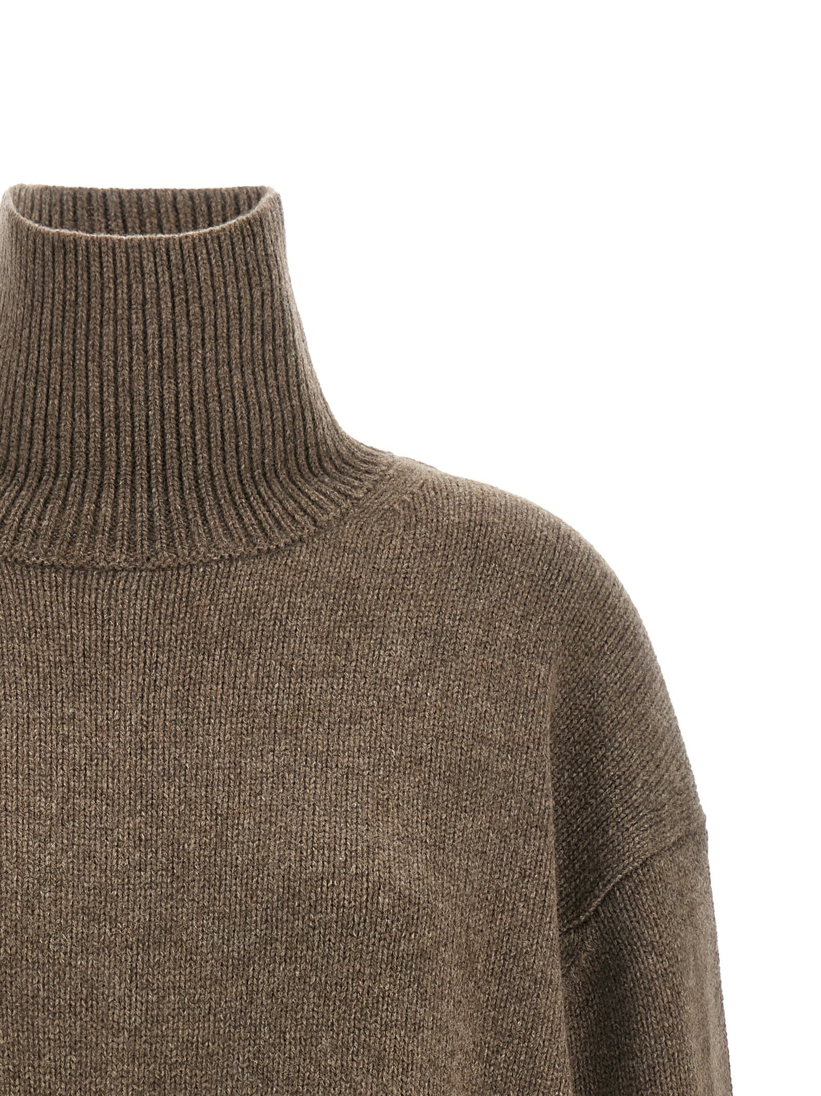 Loulou De Saison Jonah Turtleneck Sweater Brown