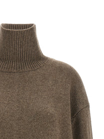 Loulou De Saison Jonah Turtleneck Sweater Brown