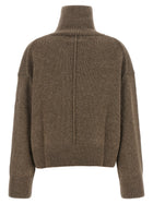 Loulou De Saison Jonah Turtleneck Sweater Brown, view 2