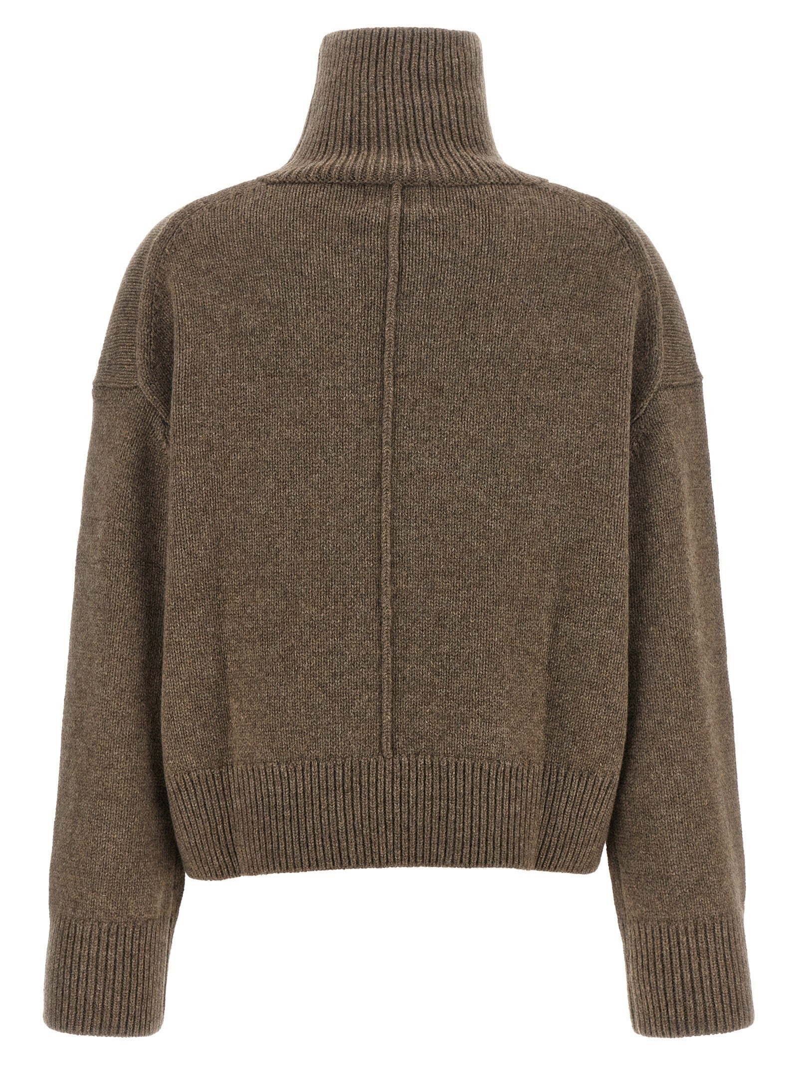 Loulou De Saison Jonah Turtleneck Sweater Brown