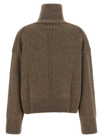 Loulou De Saison Jonah Turtleneck Sweater Brown