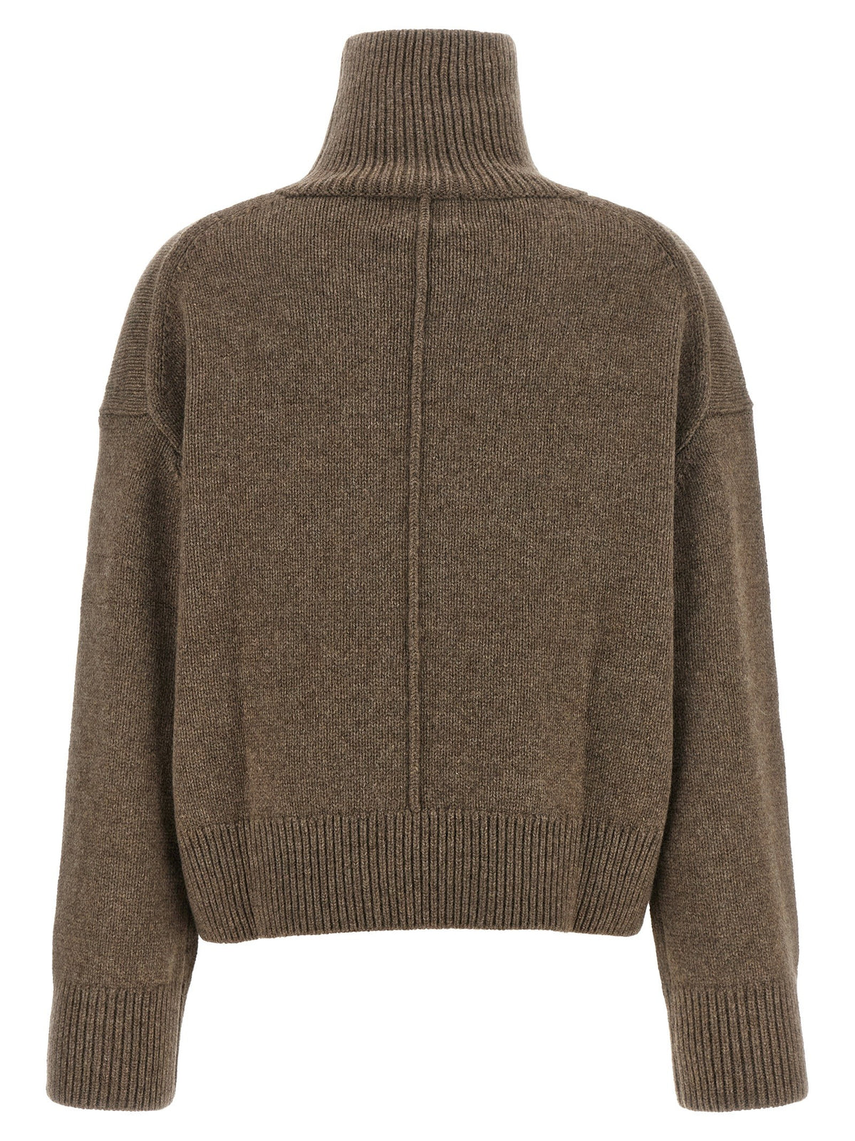 Loulou De Saison Jonah Turtleneck Sweater Brown, view 2