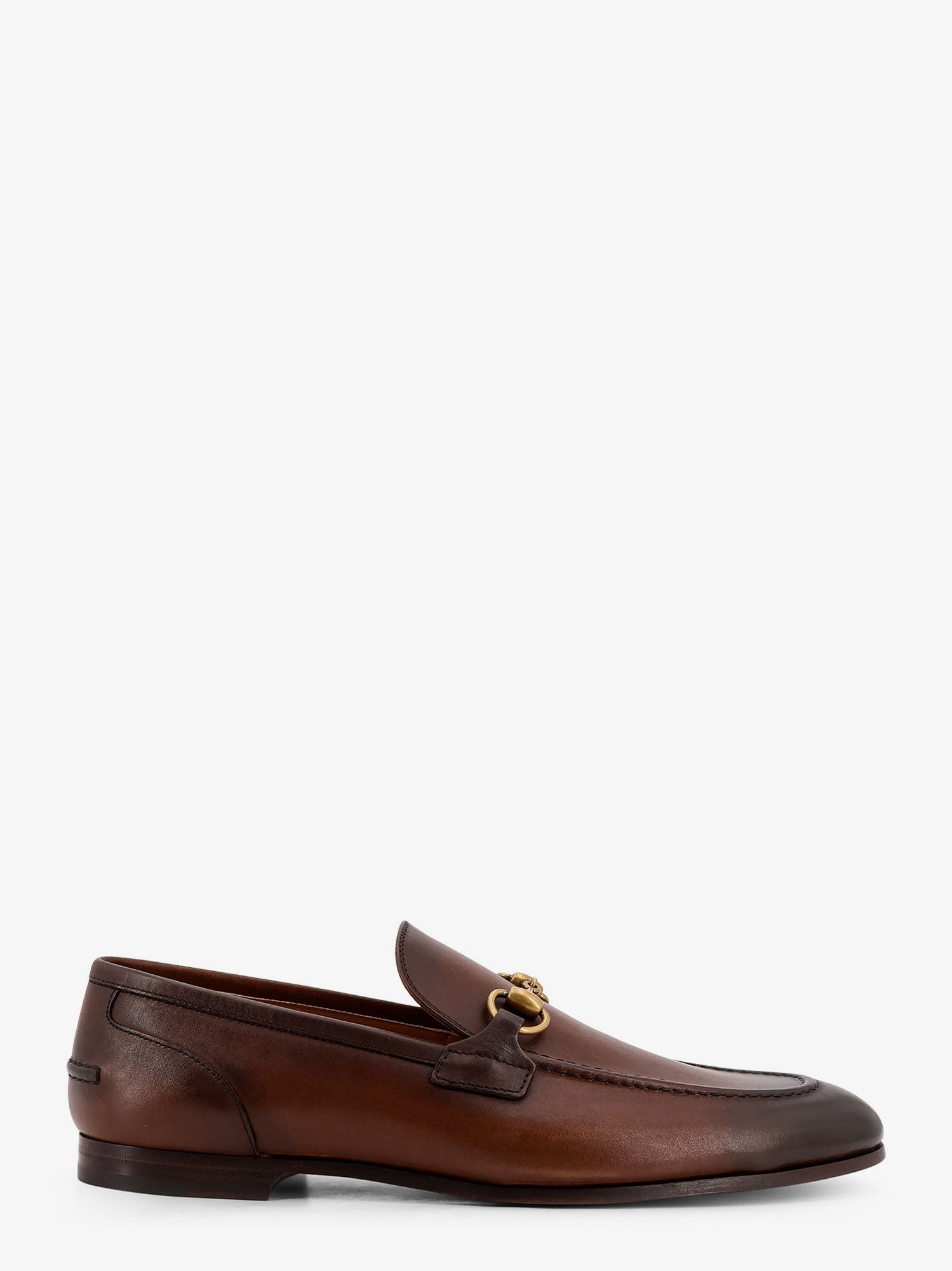 Gucci Men's Jordaan Leather Loafers Brown