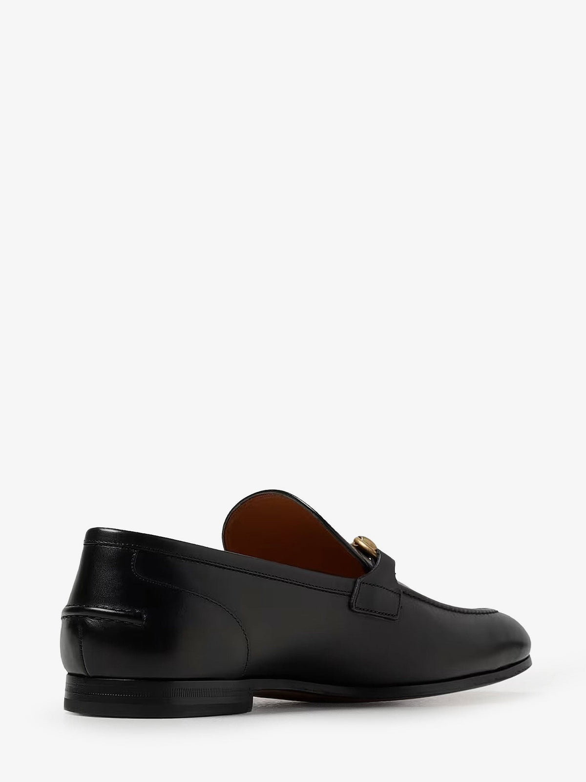 Gucci Men's Jordaan Leather Loafers Black, view 3