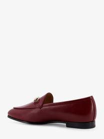 Gucci Women's Jordaan Leather Loafers Red