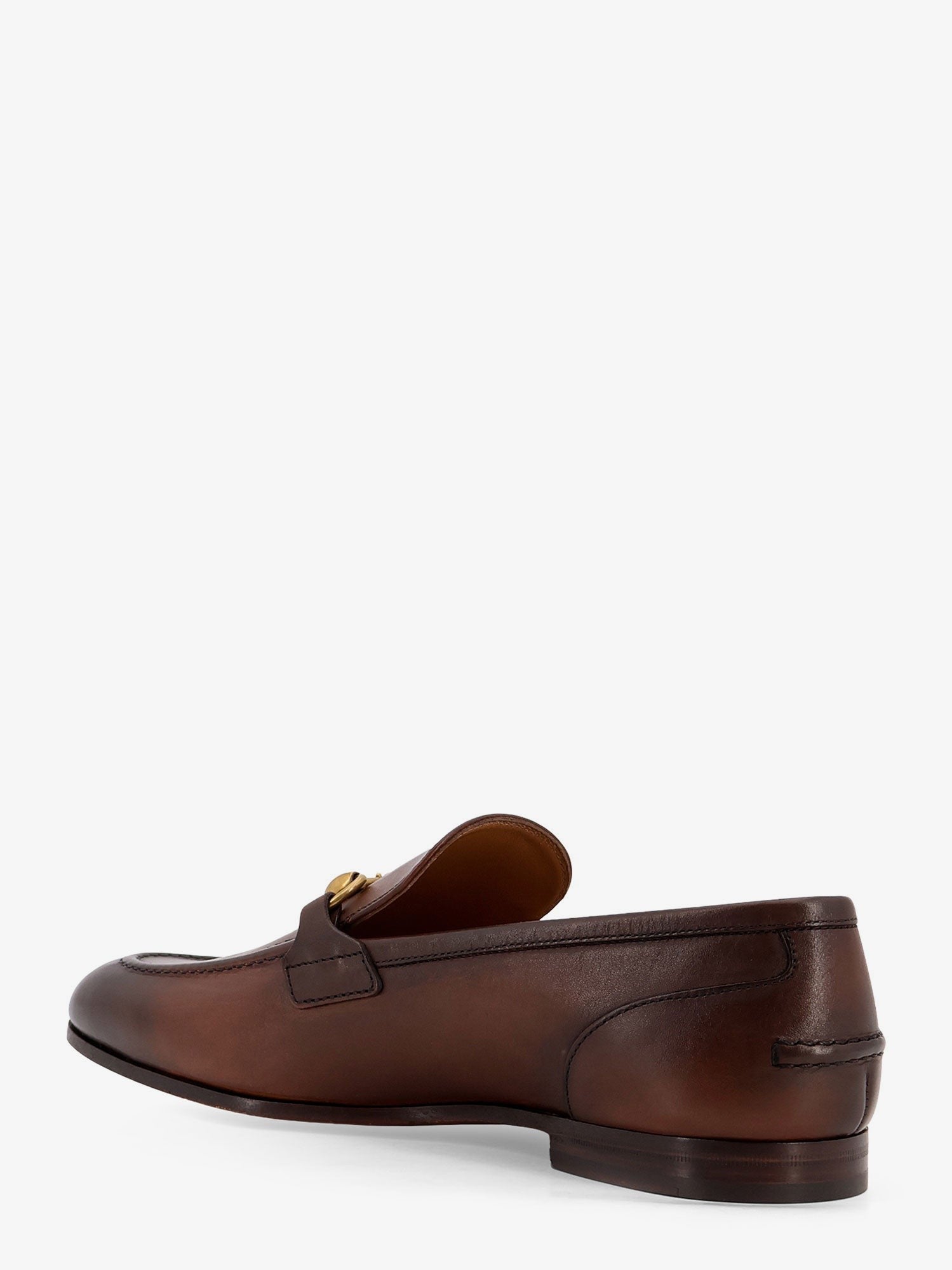 Gucci Men's Jordaan Leather Loafers Brown