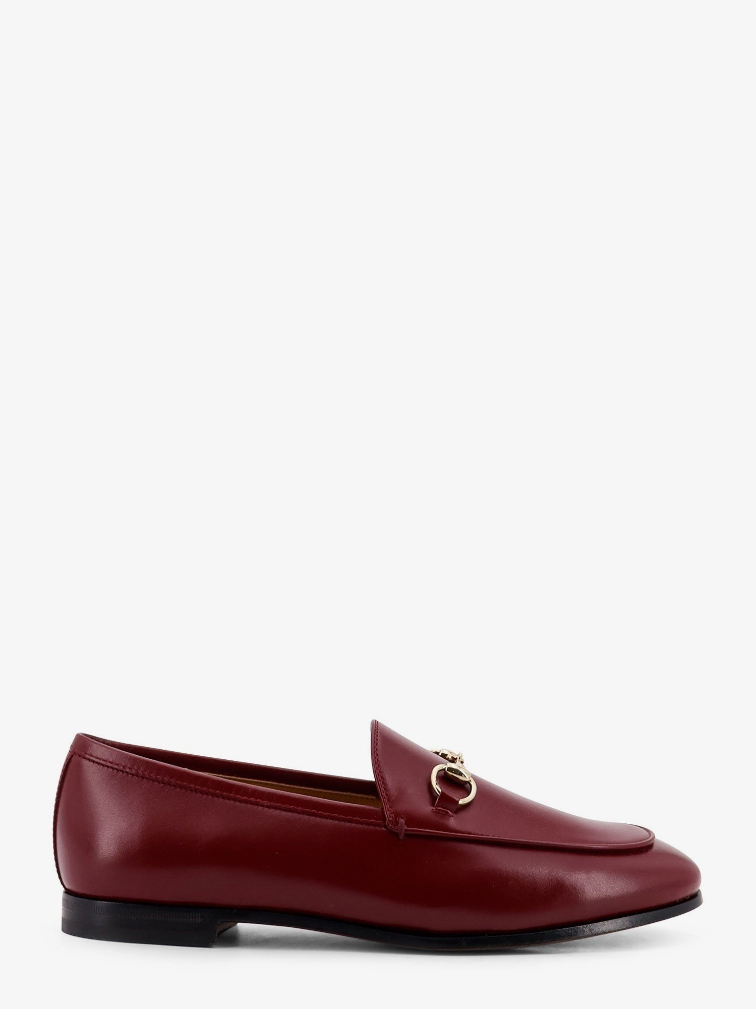 Gucci Women's Jordaan Leather Loafers Red