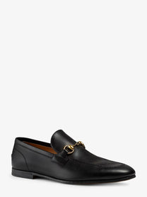 Gucci Men's Jordaan Leather Loafers Black