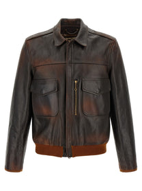 Golden Goose Journey Bomber Jacket Brown