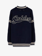 Golden Goose Men's Journey Cotton Knit Sweater Blue, view 2