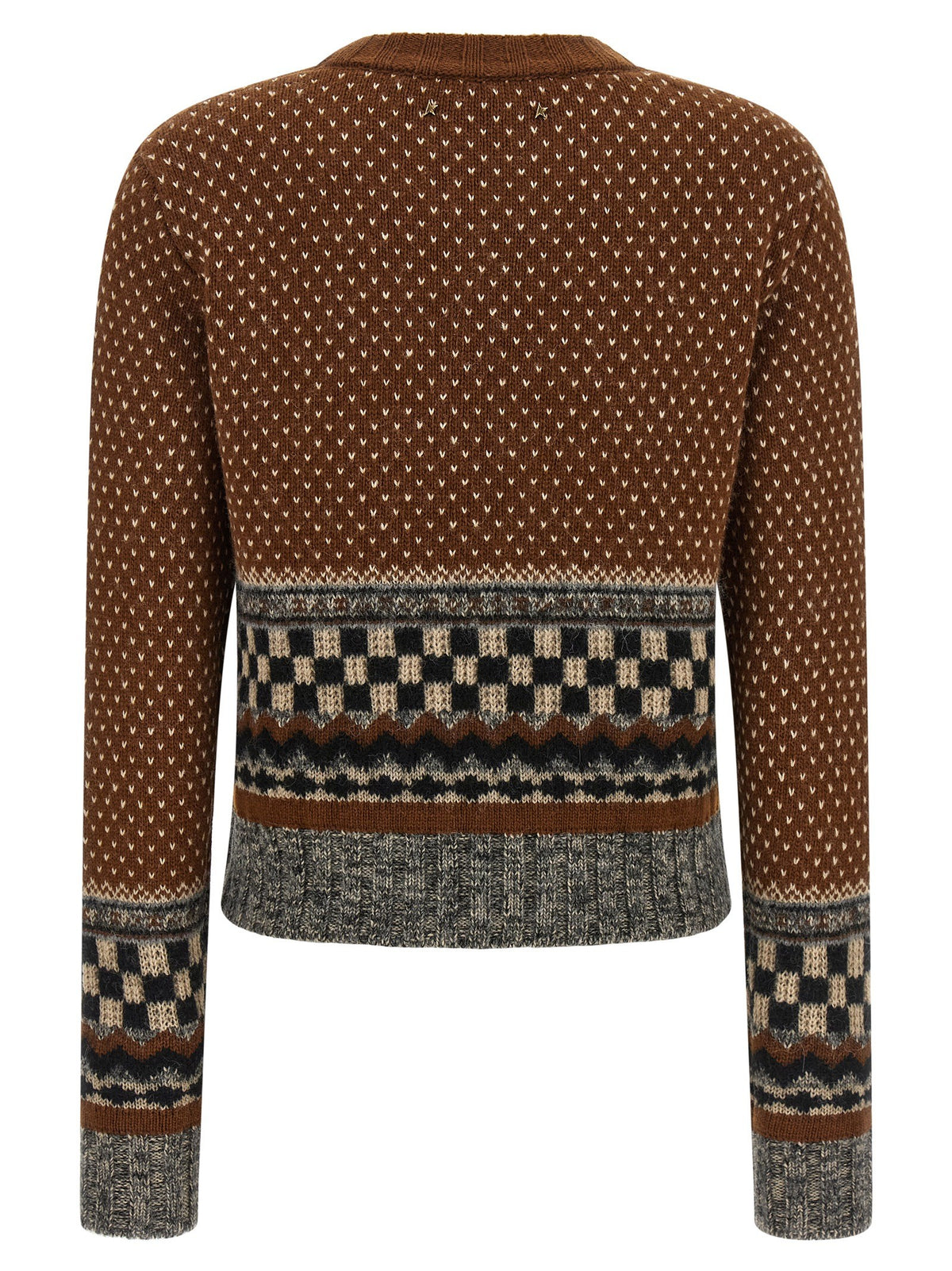 Golden Goose Journey Jacquard Sweater Brown