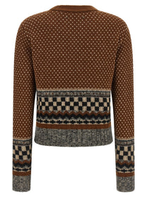 Golden Goose Journey Jacquard Sweater Brown