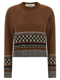 Golden Goose Journey Jacquard Sweater Brown