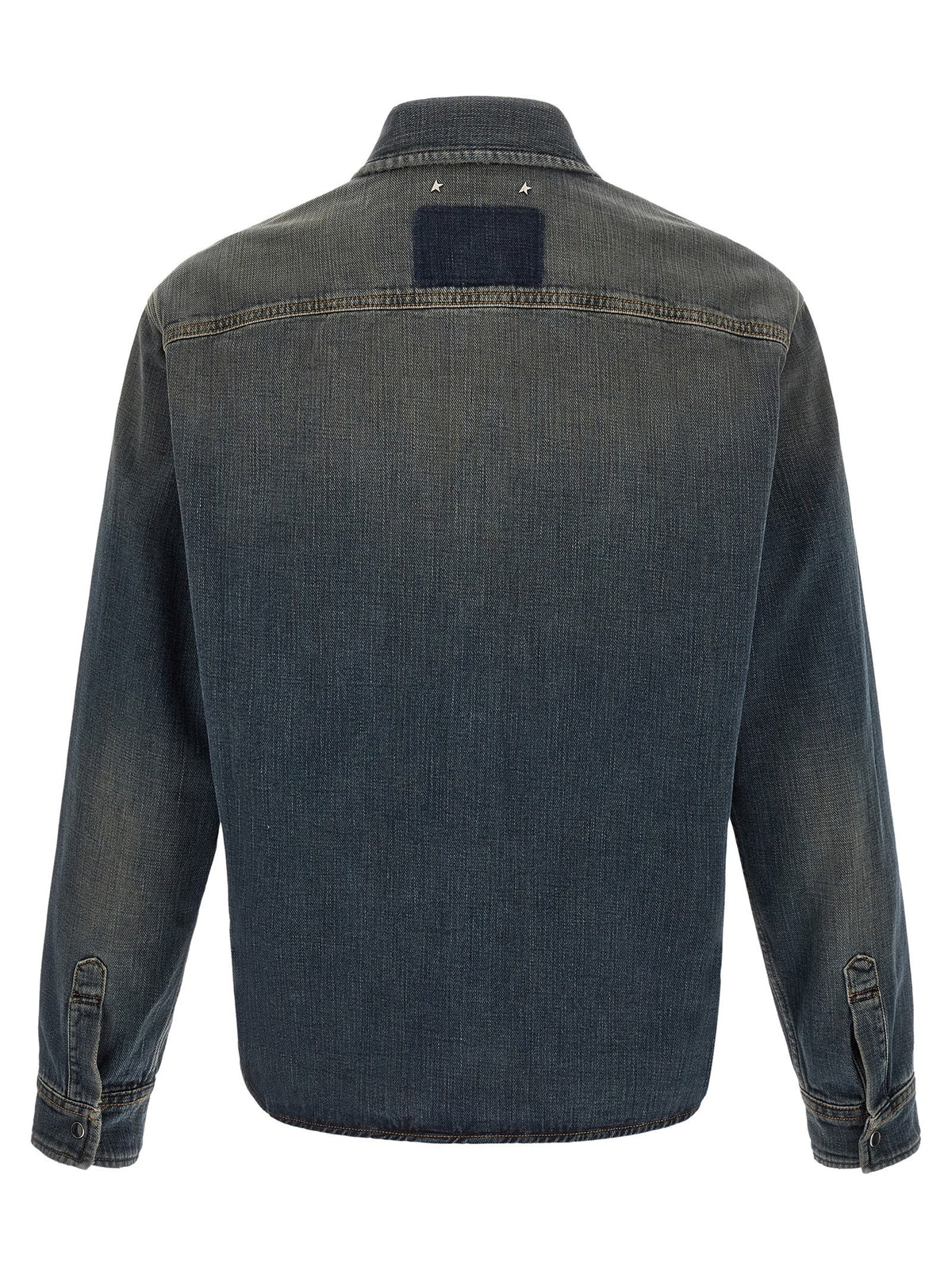 Golden Goose Journey Roger Denim Shirt Blue