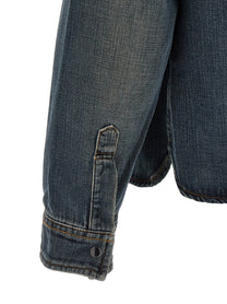 Golden Goose Journey Roger Denim Shirt Blue