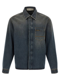 Golden Goose Journey Roger Denim Shirt Blue