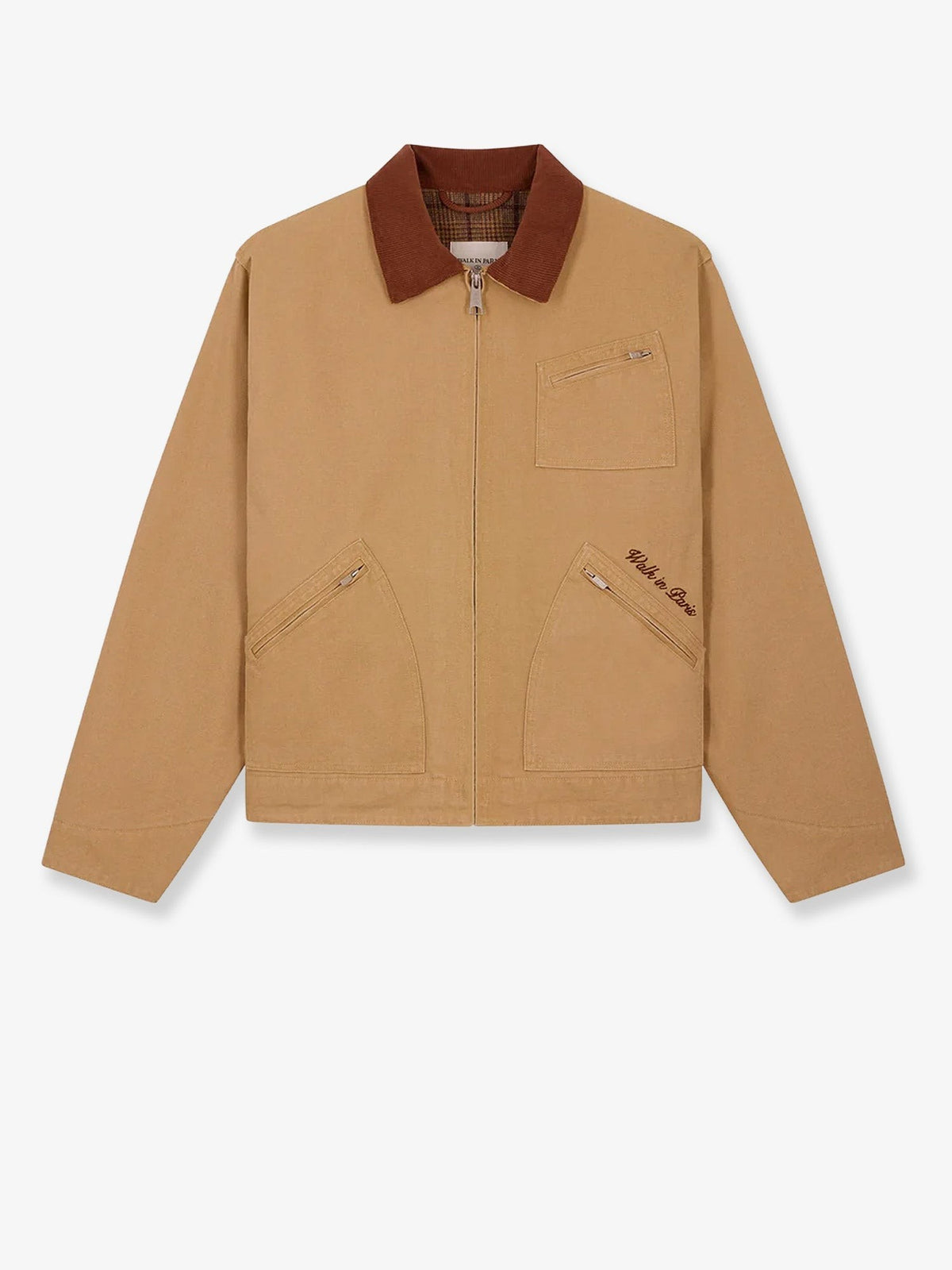 Walk In Paris Men's Journeyman Canvas Jacket Beige