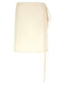 Misenithe Jude Sarong Skirt White