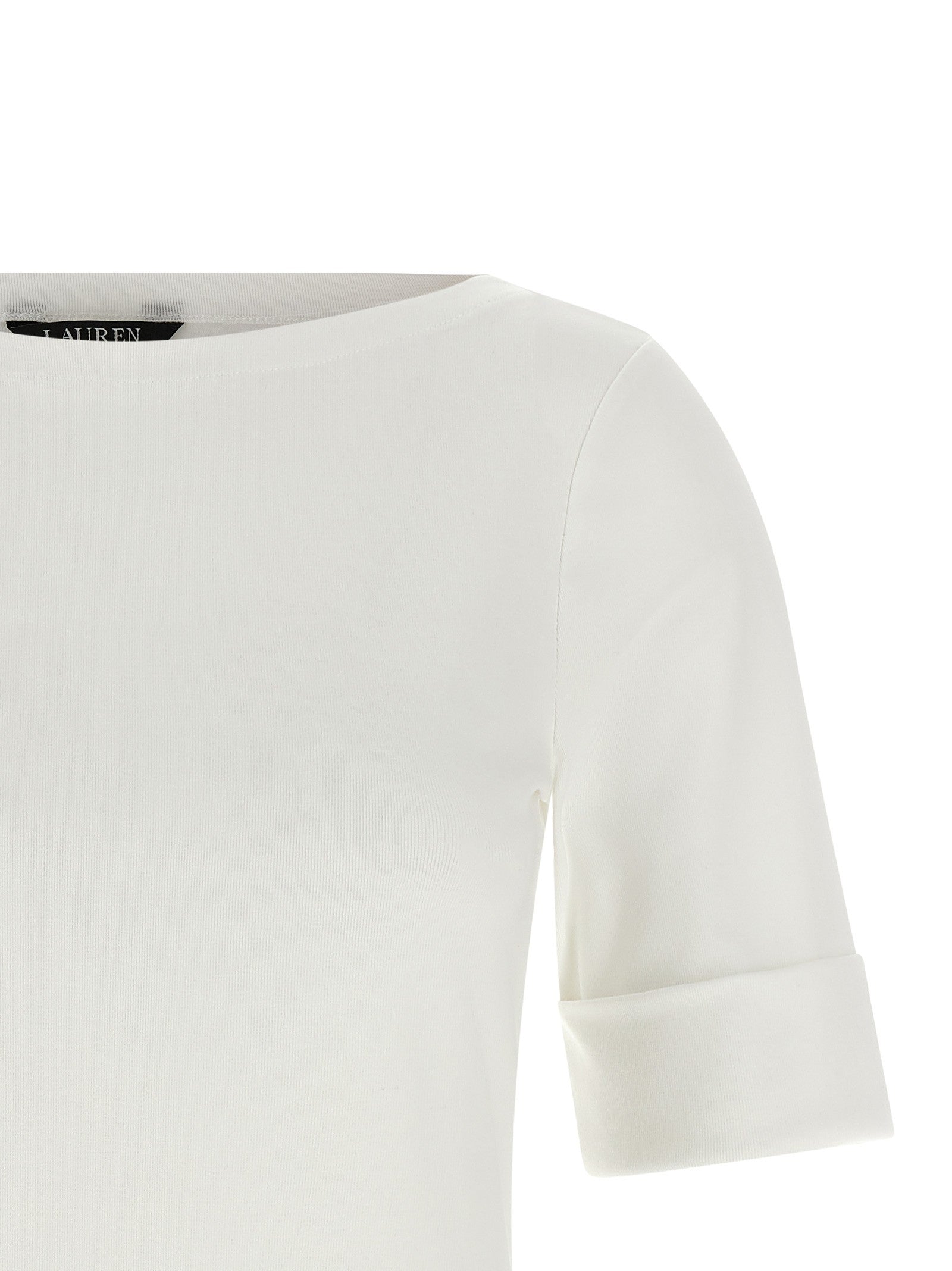 Lauren Ralph Lauren Judy Boat Neck Sweater White
