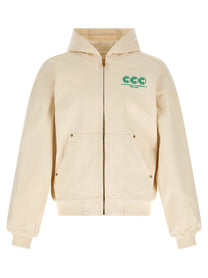 Willy Chavarria Juggernaut Workwear Hoodie Yellow
