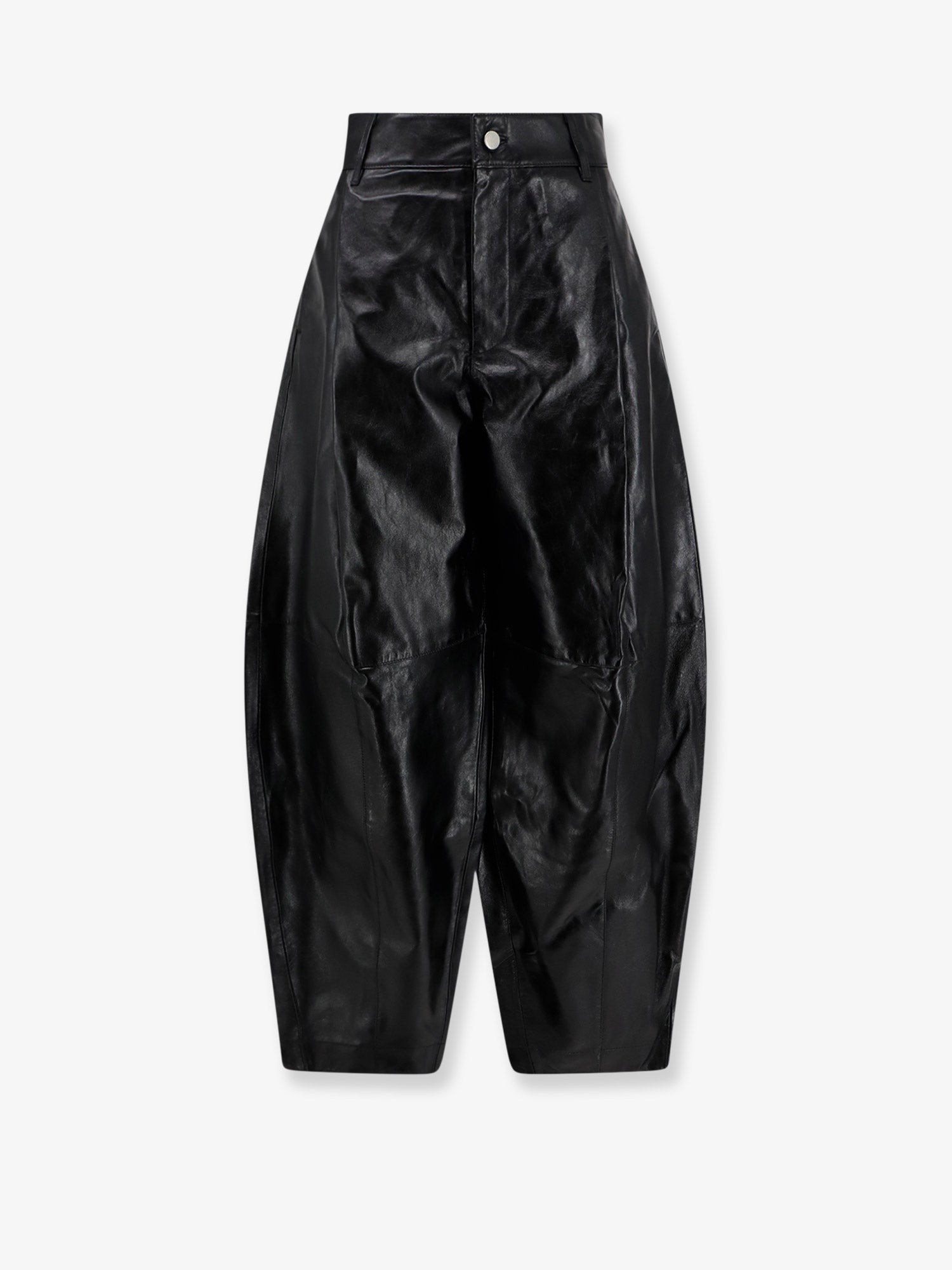 Soeur Women's Julien Leather Trousers Black