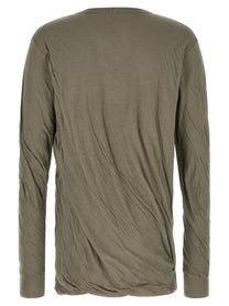 Rick Owens Jumbo Double Ls Shirt Grey