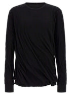 Rick Owens Jumbo Double Ls Shirt Black