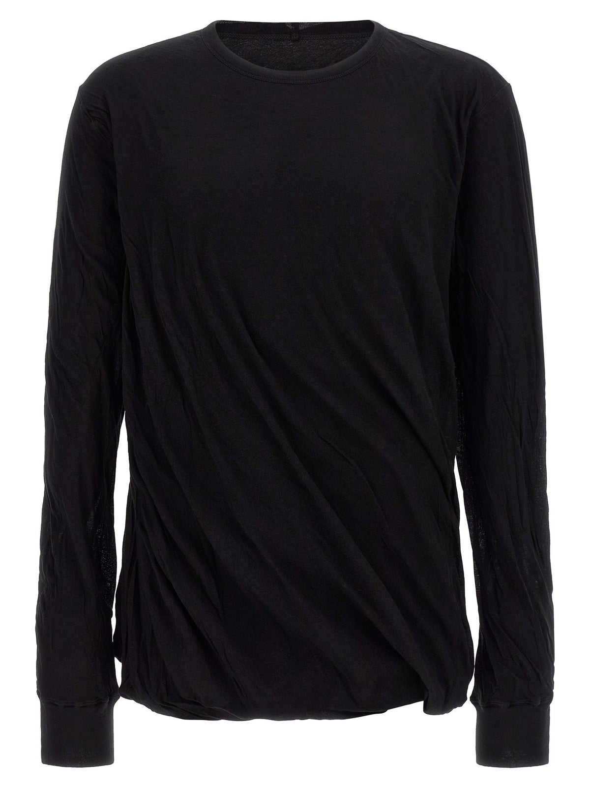 Rick Owens Jumbo Double Ls Shirt Black