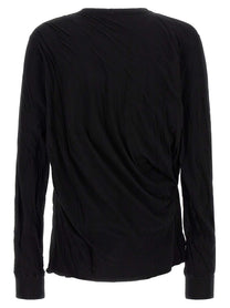 Rick Owens Jumbo Double Ls Shirt Black